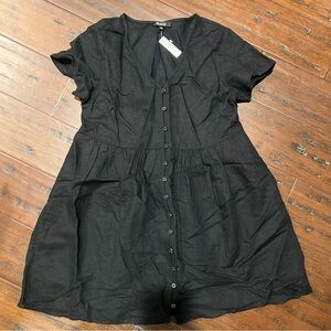 Madewell linen blend dress NWT XSP